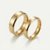Złota obrączka klasyczna 6mm